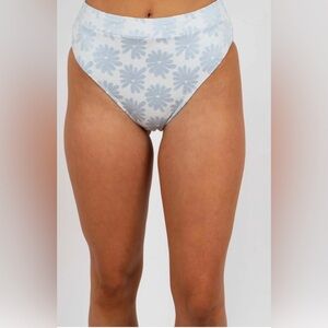 Floral High-Waisted Bikini Bottom